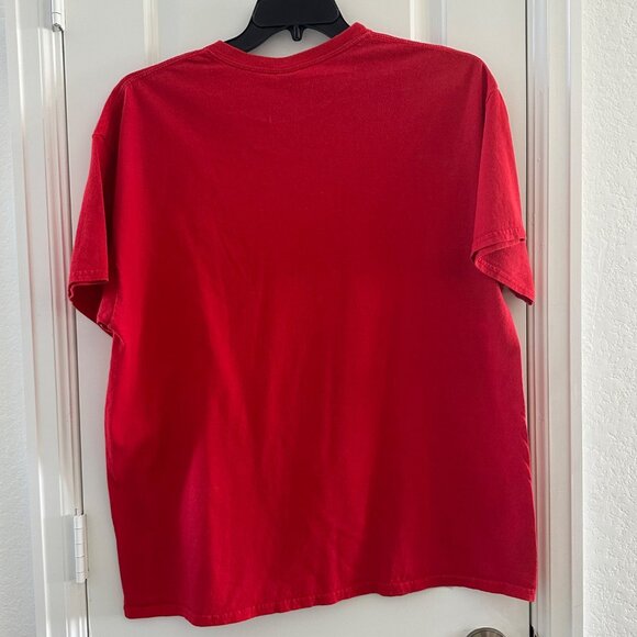 Georgia Bulldogs Red T-Shirt XL Fingerprint Logo "Its In My DNA" 100% Cotton - Picture 2 of 4